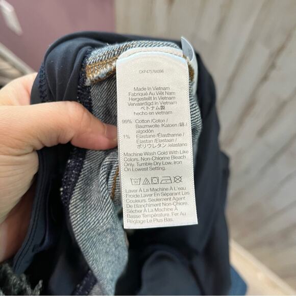 Madewell The Maternity Over-the-Belly Perfect Vintage Jean in Decatur Wash NM295 - Picture 7 of 10